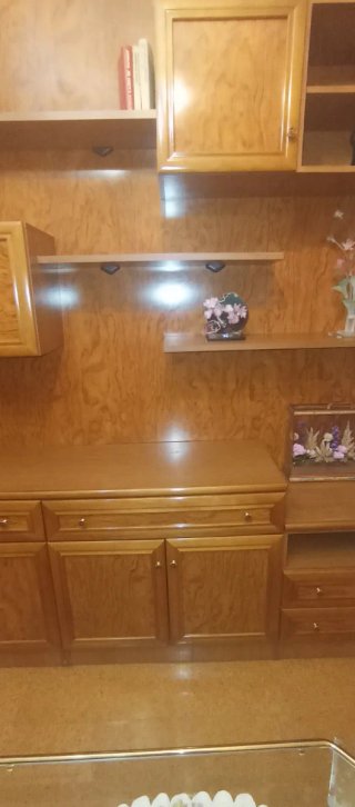 Mueble de salón modular madera