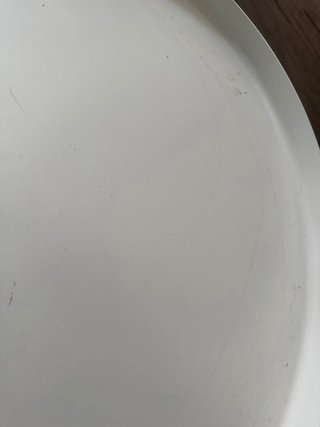 Mesa auxiliar redonda blanca IKEA