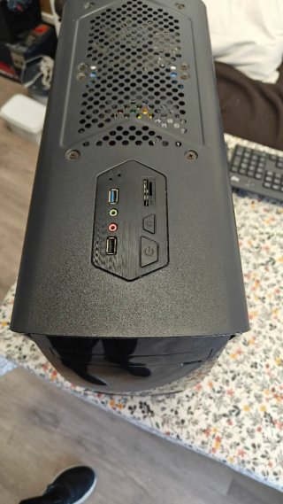 Caja PC Negra Gaming 5 ventiladores