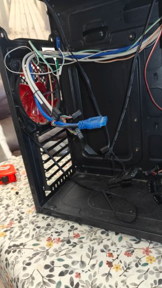 Caja PC Negra Gaming 5 ventiladores
