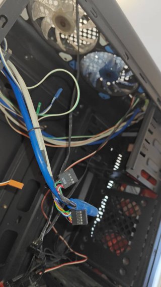 Caja PC Negra Gaming 5 ventiladores