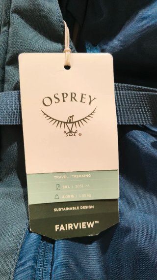 Mochila Osprey Fairview 50L Azul/Verde