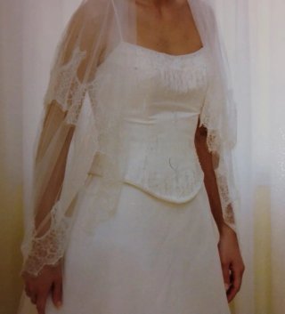 Vestido de Novia Encaje y Tul