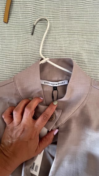 Camisa Adolfo Dominguez beige