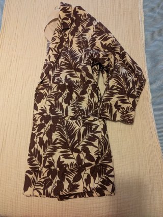 Chaqueta MNG Estampada Hojas Talla Xs