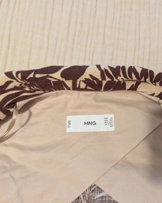 Chaqueta MNG Estampada Hojas Talla Xs