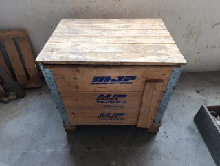 Caja de madera tipo palet