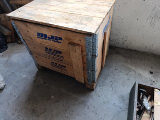Caja de madera tipo palet