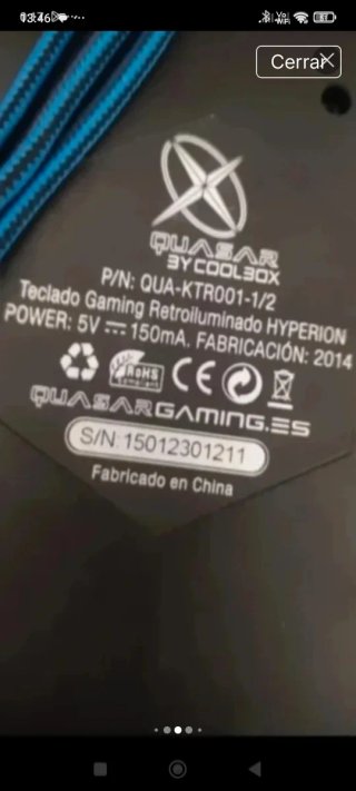 Teclado Gaming Retroiluminado Negro