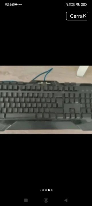 Teclado Gaming Retroiluminado Negro