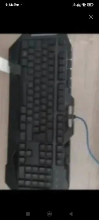 Teclado Gaming Retroiluminado Negro