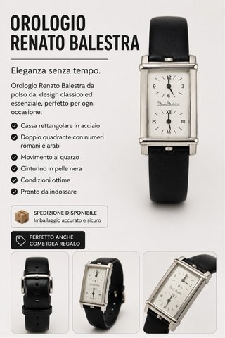 Orologio Renato Balestra con cartellino