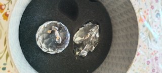 Swarovski Silver Crystal Joyas Decorativas