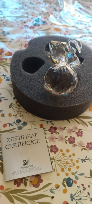 Swarovski Silver Crystal Joyas Decorativas