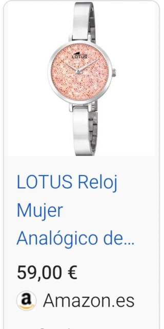 Reloj Lotus Mujer