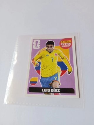 Cromo Luis Díaz EXTRA STICKER mundial 2026