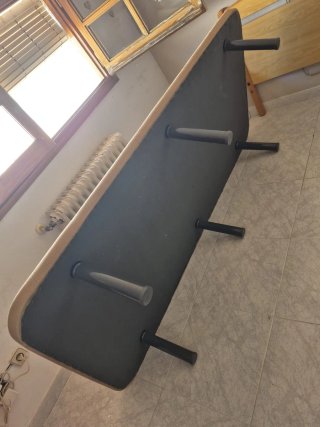 Estructura cama 90x200 beige + regalo de cabecero