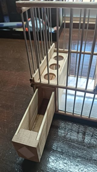 Jaula C2 y C1 MADERA SAPELLI