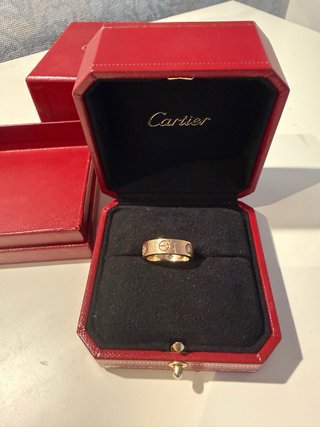 Anillo Cartier Love 18K Original