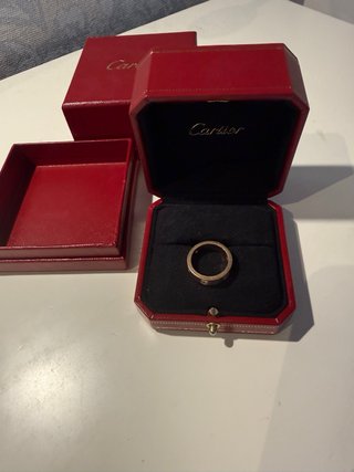 Anillo Cartier Love 18K Original