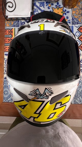 Casco AGV Ti Tech Valentino Rossi animales marinos