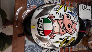 Casco AGV Ti Tech Valentino Rossi animales marinos