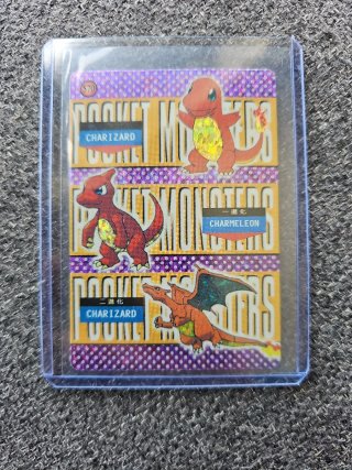 Carta Pokémon evolución charmander Holo FALLO