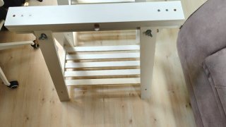 2 Caballetes Madera Blanca MITTBACK