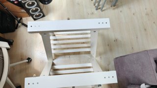 2 Caballetes Madera Blanca MITTBACK