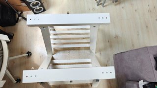 2 Caballetes Madera Blanca MITTBACK