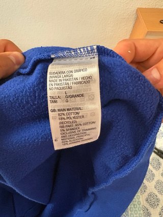 Sudadera Adidas Azul