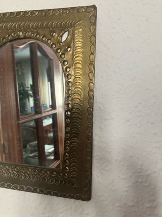 2 Specchi Vintage in Ottone Marocchino