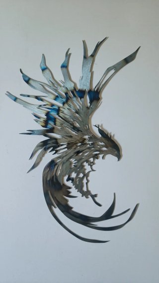 Águila, ave de metal. Arte metal