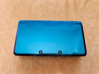 Nintendo 3DS Aqua-Blue + Cargador y Base