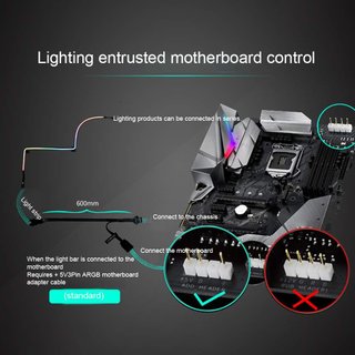 Tira LED digital RGB para PC