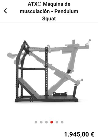 Máquina de sentadilla pendular ATX