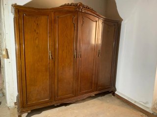 Mueble tocador madera con espejo