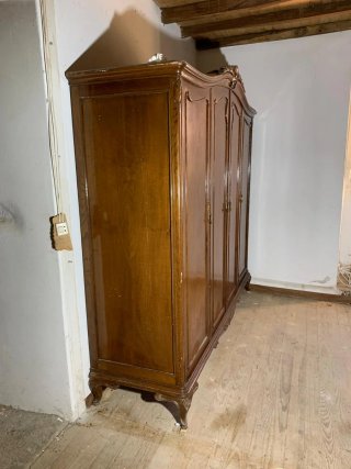 Mueble tocador madera con espejo