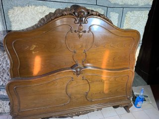 Mueble tocador madera con espejo