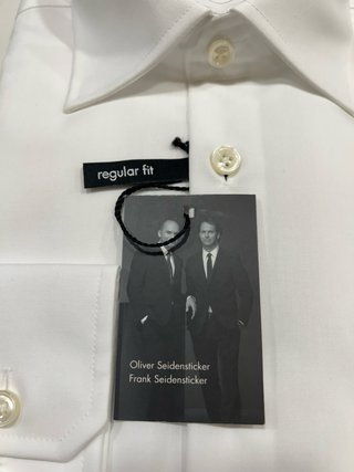 Camisa Seidensticker Blanca Talla 40 Regular Fit