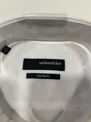 Camisa Seidensticker Blanca Talla 40 Regular Fit