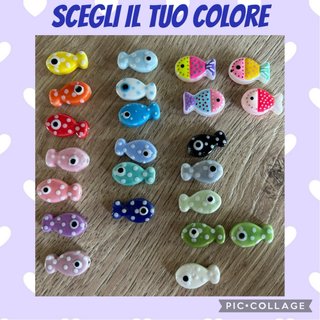 Bracciale con pesciolini colorati