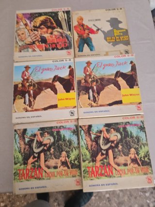 Lote 6 Películas Super 8 (Aries Films)precio unida