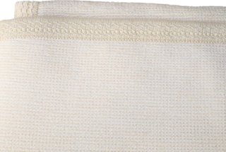 Falda mesa camilla rectangular chenilla crudo