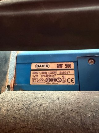 BAIER Escarificadora/Fresadora Industrial Vintage