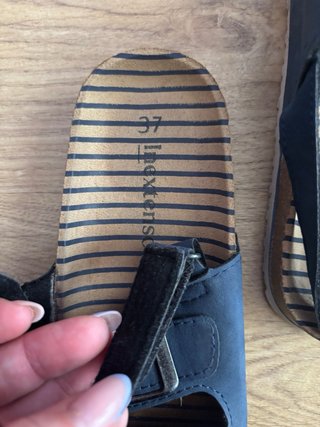 Sandalias niño azul y marrón talla 37