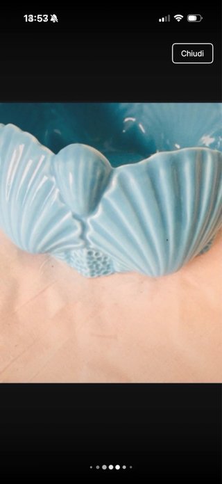 Centrotavola vintage conchiglie anni '60