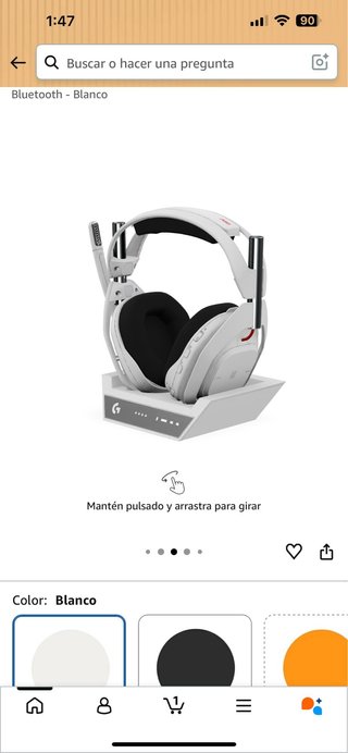 Logitech G Astro A50 Lightspeed Blancos