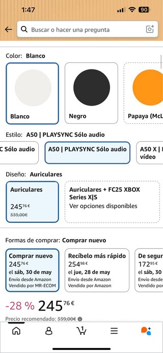 Logitech G Astro A50 Lightspeed Blancos