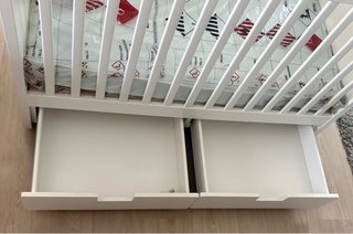 Cuna Stuva Ikea con cajones